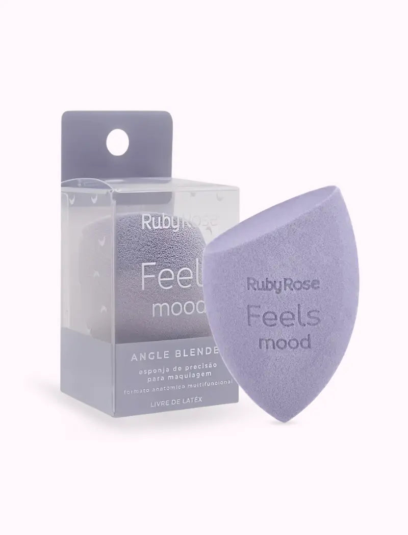 Esponja de Maquiagem Chanfrada Feels Mood - Ruby Rose