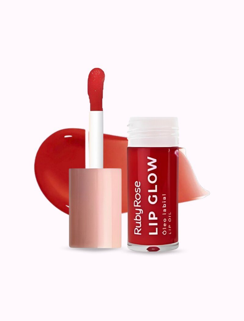 Lip Oil Lip Glow (Eletric Red) - Ruby Rose