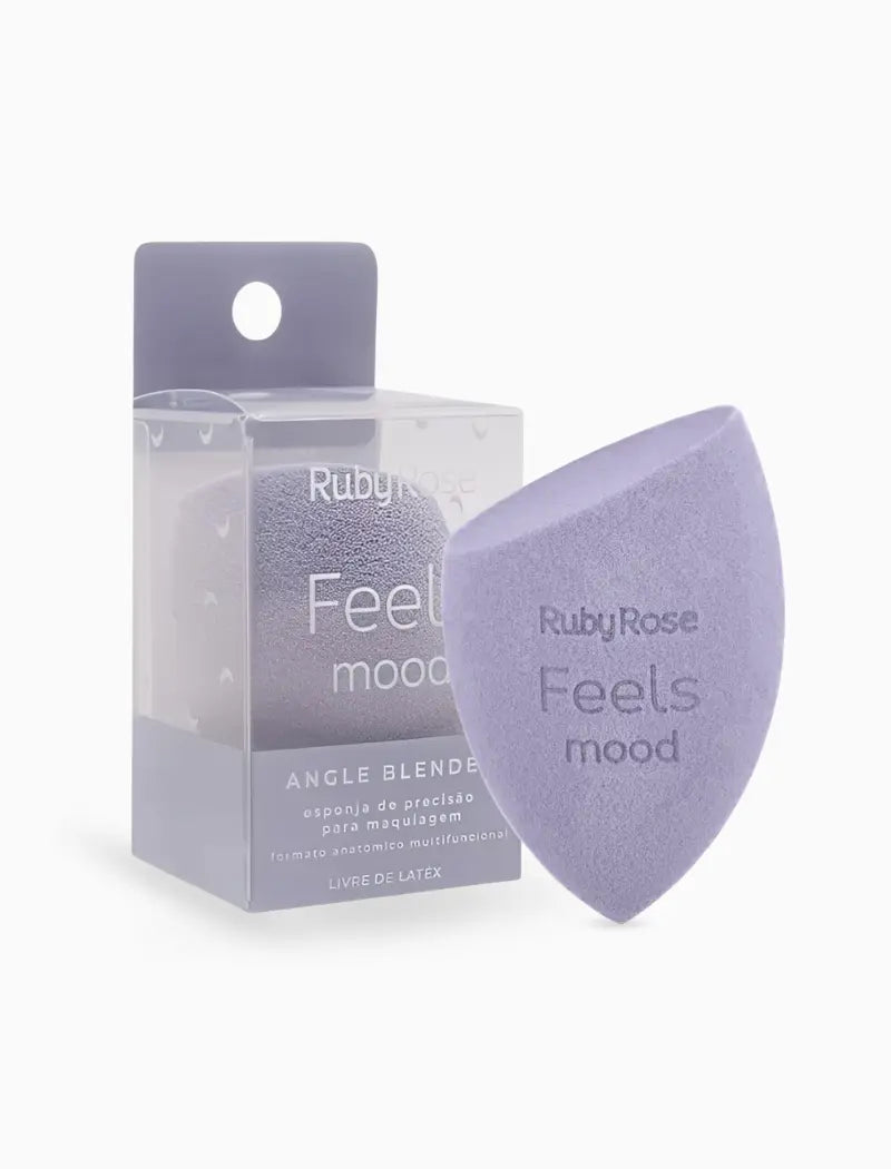 Esponja de Maquiagem Chanfrada Feels Mood - Ruby Rose