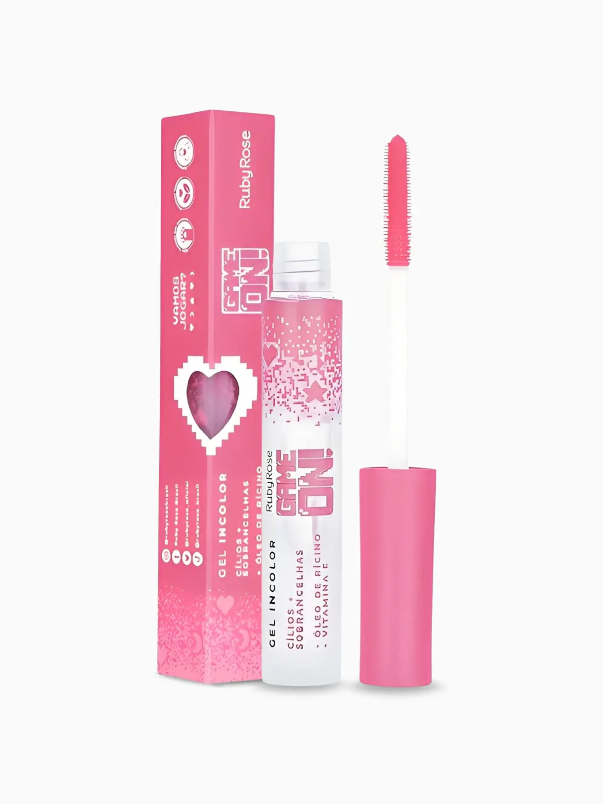 Gel Incolor Cílios E Sobrancelhas Game On - Ruby Rose
