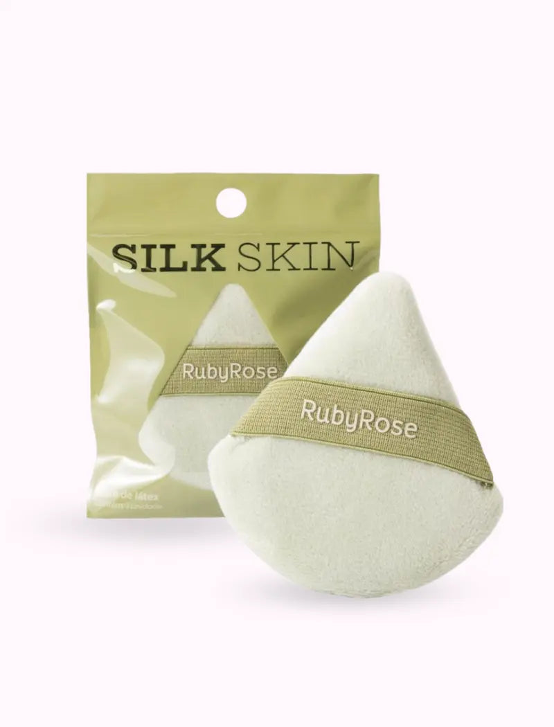 Esponja Triangular Para Pó Dream Touch Silk Skin - Ruby Rose