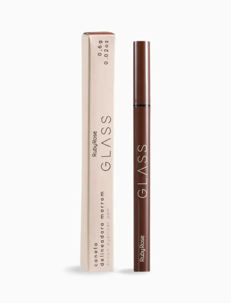 Caneta Delineadora Glass (Cor Marrom Escura) - Ruby Rose