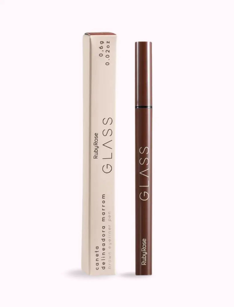 Caneta Delineadora Glass (Cor Marrom Escura) - Ruby Rose