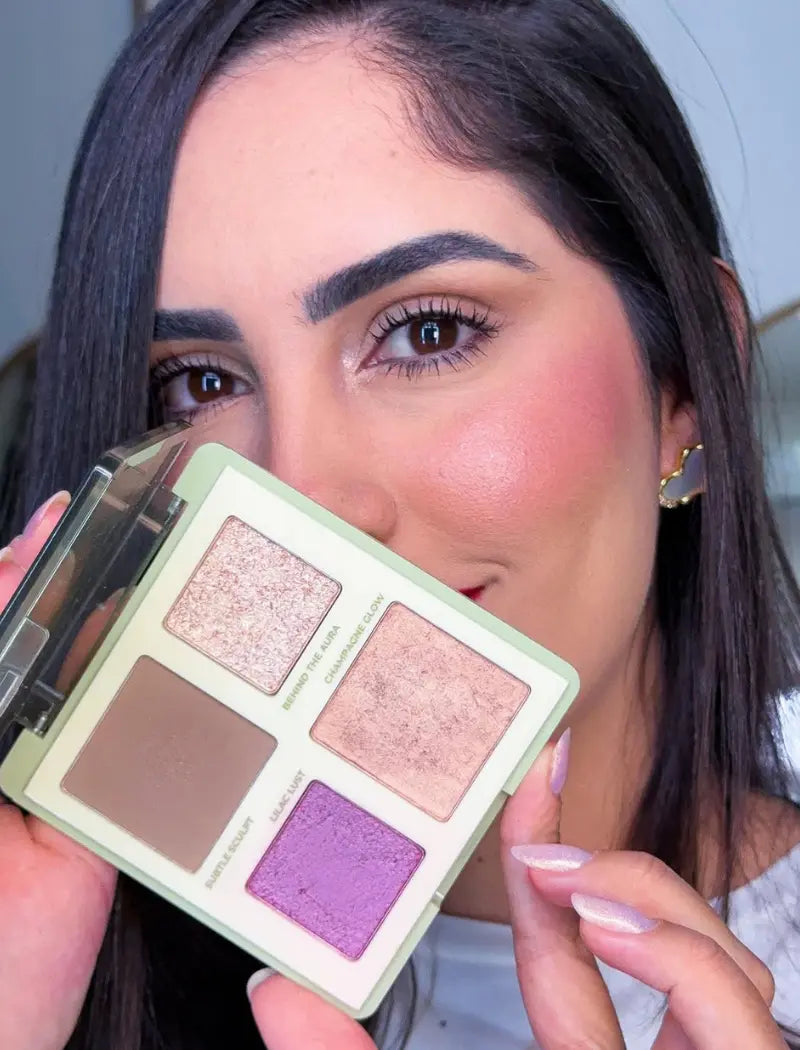 Paleta de Contorno, Blush e Iluminador Perfect Palette Silk Skin (Cor Luminous Face) – Ruby Rose