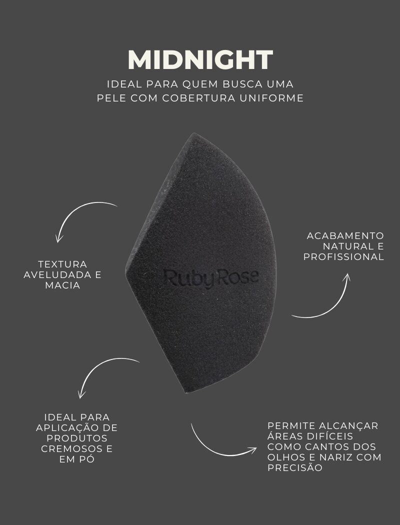 Esponja de Maquiagem Midnight – Ruby Rose