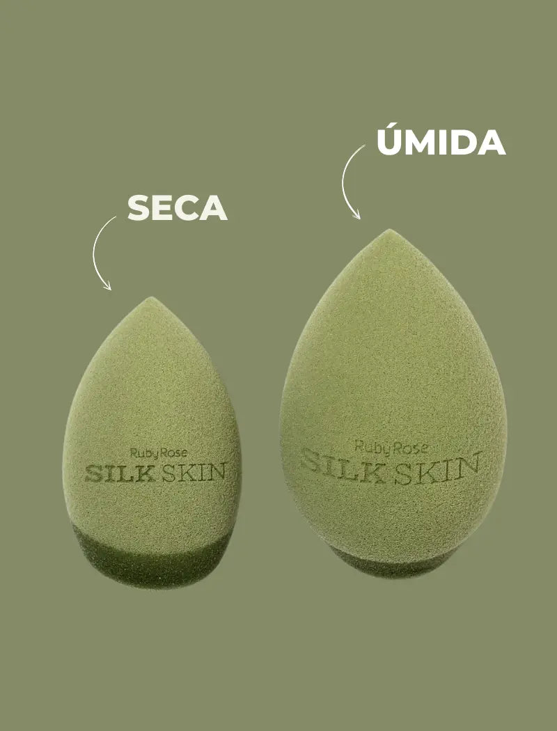 Esponja de Maquiagem Gota Silk Skin - Ruby Rose