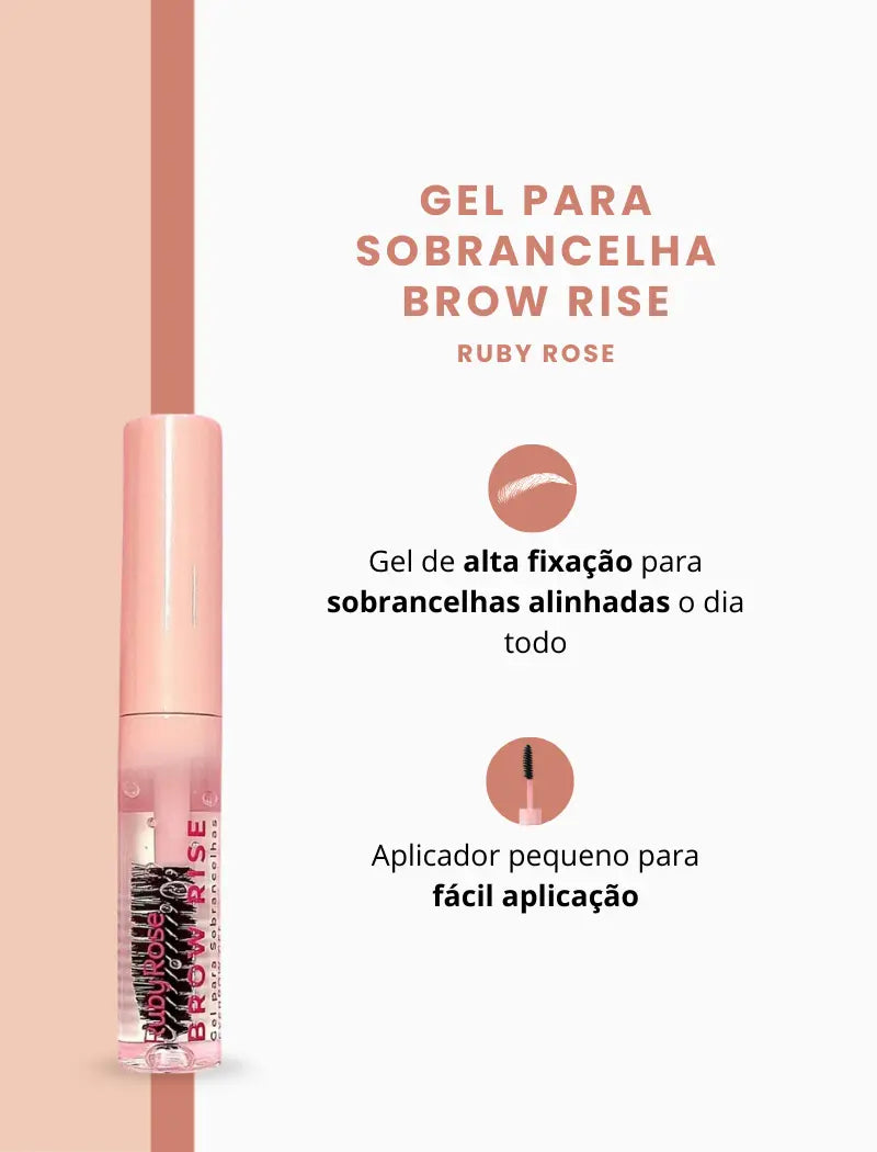 Gel Para Sobrancelhas Brow Rise - Ruby Rose