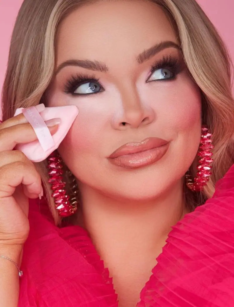 Kit 2 Esponjas Puff Triangulares Para Pó - Q Bela Manuela