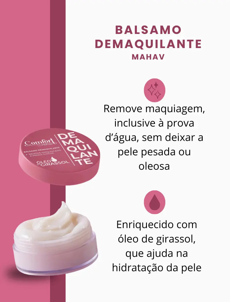 Bálsamo Demaquilante Comfort - Mahav