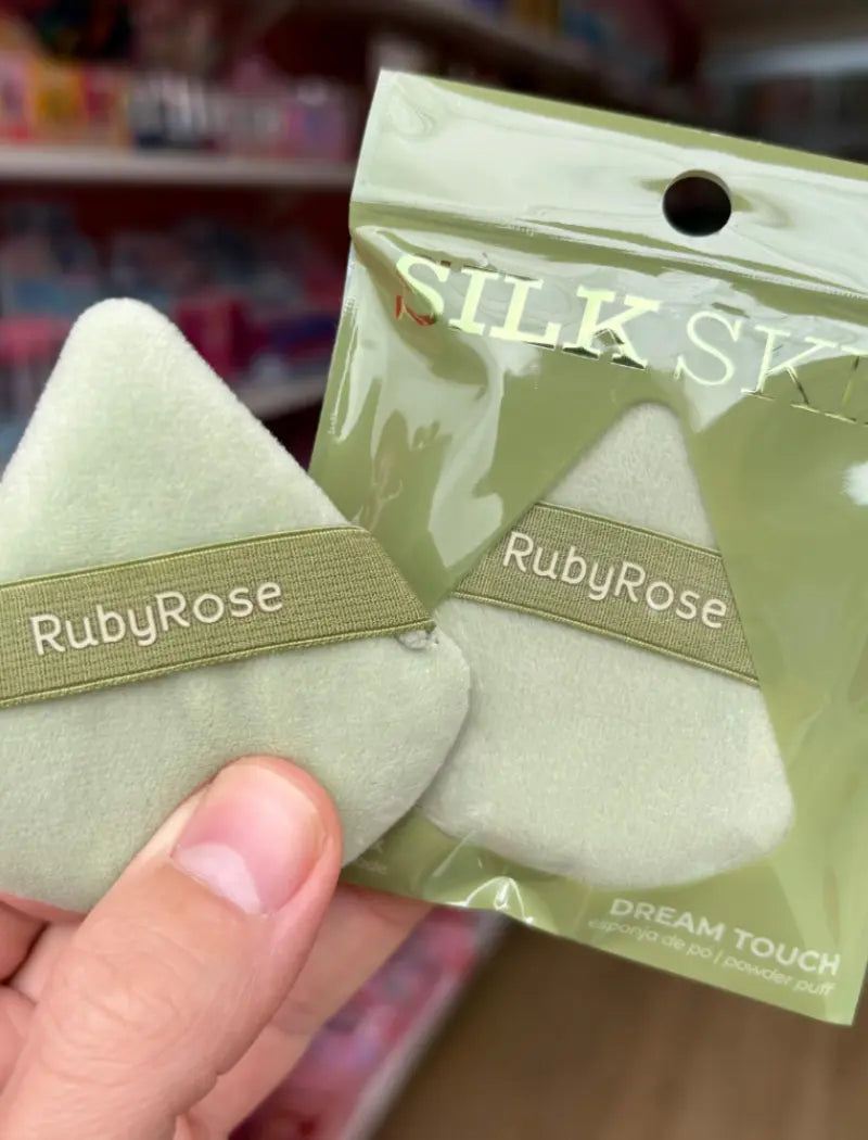 Esponja Triangular Para Pó Dream Touch Silk Skin - Ruby Rose