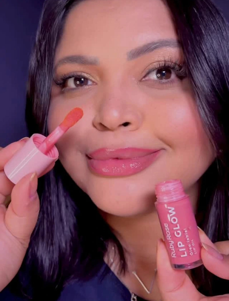 Lip Oil Lip Glow (Eletric Red) - Ruby Rose