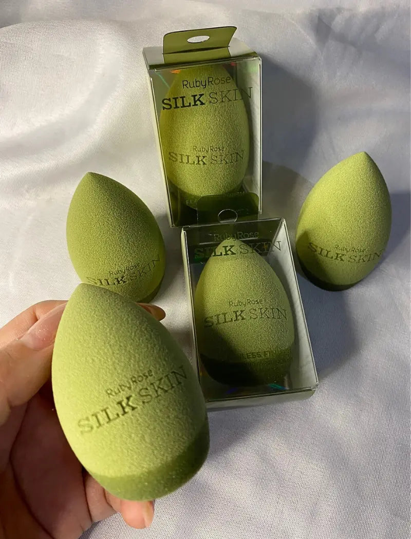 Esponja de Maquiagem Gota Silk Skin - Ruby Rose