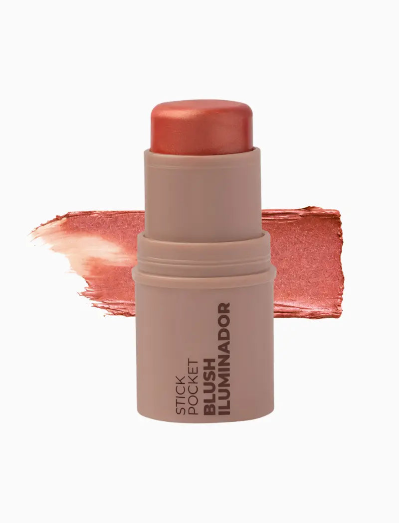 Blush Iluminador Stick Pocket (Cor Happy) - Mahav