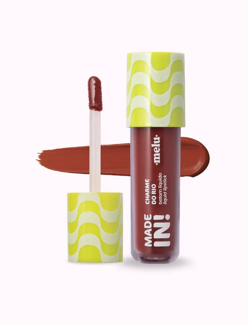 Batom Líquido Charme do Rio Made In! (Cor Ipanema) - Melu by Ruby Rose
