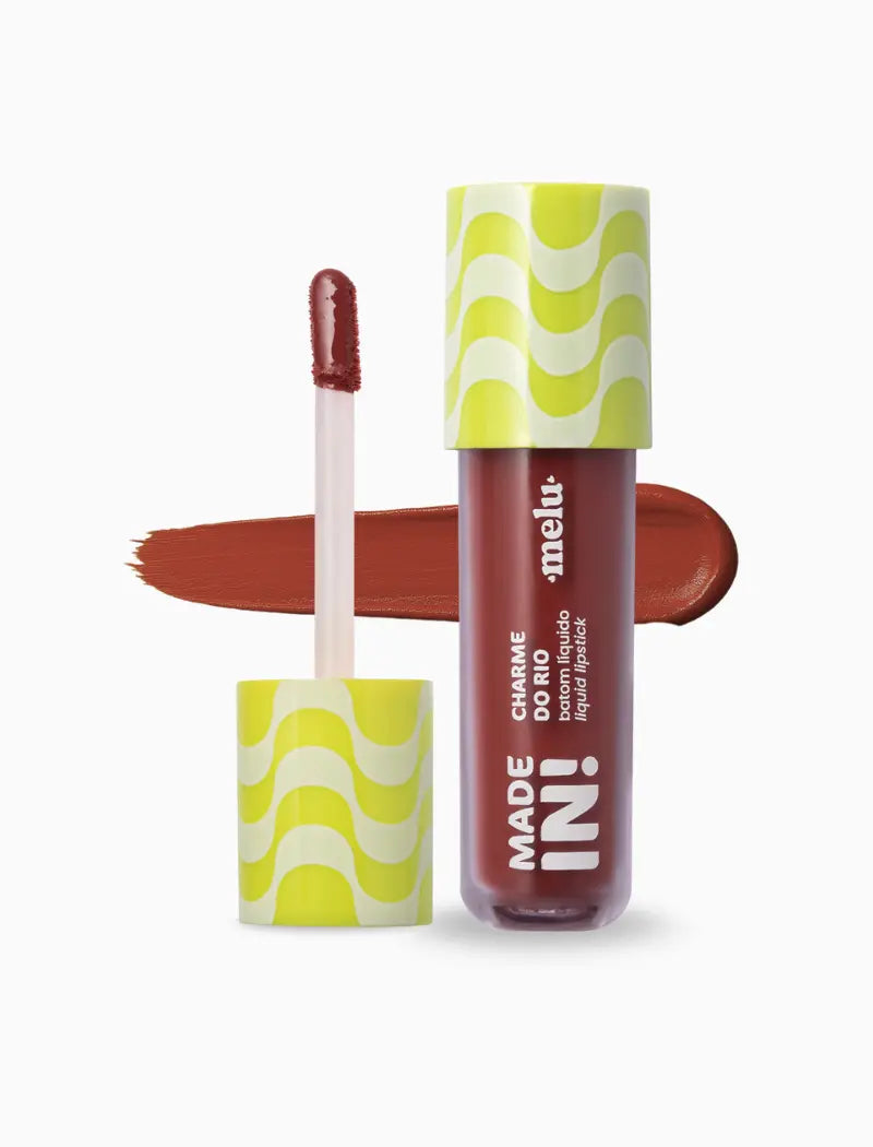Batom Líquido Charme do Rio Made In! (Cor Ipanema) - Melu by Ruby Rose